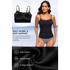 image:imageWomens Tankini Top Only Tummy Control Bathing Suits Top U Neck Swimwear Tops No BottomBlack