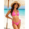 image:imageWomen Triangle Bikini Top Only  Halter String Sexy Swimsuit Top  Selftie halter for a chic look Adjustable back strings for a personalized fit Deep Vneck enhances your curvesPink