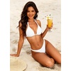 image:imageWomen Triangle Bikini Top Only  Halter String Sexy Swimsuit Top  Selftie halter for a chic look Adjustable back strings for a personalized fit Deep Vneck enhances your curvesWhite