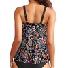 image:imageWomen Underwire Tankini Top Only  Supportive Flowy Swimsuit Top  Underwire for reliable support Removable pads for customizable coverage Lightly flowy for easy coverageColorful Paisley