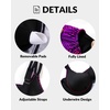 image:imageWomen Underwire Tankini Top Only  Supportive Flowy Swimsuit Top  Underwire for reliable support Removable pads for customizable coverage Lightly flowy for easy coveragePurple Leaf