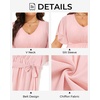 image:imagePlus Size Dresses Wedding Guest Formal Chiffon Short Sleeve High Low DressPink