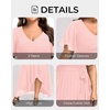 image:imageTalisea Plus Size Wedding Guest Dress  High Low Chiffon Ruffle Formal GownPink