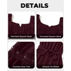image:imageTalisea Plus Size Wedding Guest Dress Square Neck Flutter Sleeve Maxi DressBurgundy