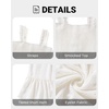 image:imageTalisea Womens Plus Size Eyelet Square Neck Smocked Summer SundressWhite