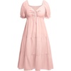 image:imageTalisea Plus Size Summer Dress  Casual Aline Flowy Midi Dress for WomenPink