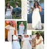 image:imageTalisea Plus Size Lace Dress  Boho Wedding Long Maxi Dress for WomenWhite