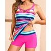 image:imageTalisea Tankini Swimsuits with Shorts  Women Two Piece Bathing Suit with Pockets Swimwear 2025Colorful Striped