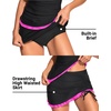 image:imageTalisea Tankini with Skirt  Tummy Control VWire Swimsuit with DrawstringBlack and Pink