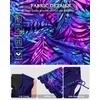 image:imageTalisea Tankini with Skirt  Tummy Control VWire Swimsuit with DrawstringBlue Purple Leaves