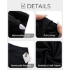 image:imageTankini Swimsuits with Shorts  Tummy Control Bathing Suits with PocketsBlack