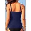 image:imageWomen Tummy Control Tankini Top  Ruched Slimming Swimsuit Top OnlyNavy