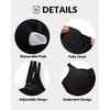 image:imageWomen Underwire Tankini Top Only  Supportive Flowy Swimsuit TopBlack