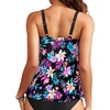 image:imageWomen Underwire Tankini Top Only  Supportive Flowy Swimsuit TopColorful Floral