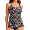 image:imageWomen Underwire Tankini Top Only  Supportive Flowy Swimsuit TopColorful Paisley