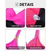 image:imageWomens Flowy Tankini Tops Only  Twist V Neck Swimsuit Bathing SuitsBlack  Pink