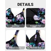 image:imageWomens Flowy Tankini Tops Only  Twist V Neck Swimsuit Bathing SuitsBlack Floral