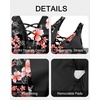image:imageTalisea Plus Size Bikini Top Only  VNeck LaceUp Swim Bra for Large BustBlack Floral