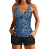 Blue Paisley With Shorts