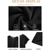image:imagePlus Size Summer Dress Casual Boho Eyelet Lace V Neck Tiered Midi DressesBlack Eyelet