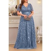 image:imageTalisea Plus Size Formal Dress Sequin Embroidery Wedding Prom Evening GownHaze Blue