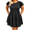 image:imageTalisea Plus Size Summer Dresses for Women Casual Short DressBlack
