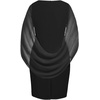 image:imageTalisea Plus Size Wedding Guest Dress  Semi Formal Cape Dress for WomenBlack