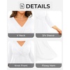 image:imageTalisea Plus Size Wedding Guest Dress  V Neck 34 Sleeve A Line Midi DressWhite