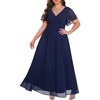 Blue-chiffon