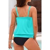 image:imageTalisea Women Blouson Tankini Top Only  Loose Fit Modest Swim Top SwimsuitAqua Green