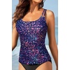 image:imageWomen Tankini Swim Top Only  Tummy Control Swimsuit Bathing Suit TopStarry Sky