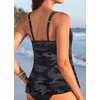 image:imageWomens Flowy Tankini Tops Only  Modest Bathing Suit Swim Tops No BottomCamo