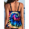 image:imageWomens Flowy Tankini Tops Only  Modest Bathing Suit Swim Tops No BottomColorful Tie Dye