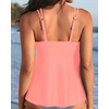 image:imageWomens Flowy Tankini Tops Only  Modest Bathing Suit Swim Tops No BottomCoral Pink