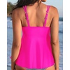 image:imageWomens Flowy Tankini Tops Only  Modest Bathing Suit Swim Tops No BottomHot Pink