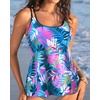 image:imageWomens Flowy Tankini Tops Only  Modest Bathing Suit Swim Tops No BottomLeaves