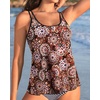 image:imageWomens Flowy Tankini Tops Only  Modest Bathing Suit Swim Tops No BottomMandala