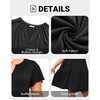 image:imagePlus Size Summer Dress Casual Boho Button Up Tiered Midi Sundress WomenBlack