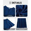 image:imagePlus Size Summer Dress Casual Boho Button Up Tiered Midi Sundress WomenDark Blue