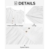 image:imagePlus Size Summer Dress Casual Boho Button Up Tiered Midi Sundress WomenWhite Eyelet
