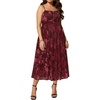 Burgundy Floral