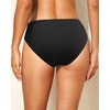 image:imageWomen Full Coverage Bikini Bottoms  Mid Rise Ruched Swimsuit BottomBlack