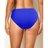 image:imageWomen Full Coverage Bikini Bottoms  Mid Rise Ruched Swimsuit BottomRoyal Blue
