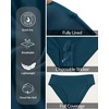 image:imageWomen Full Coverage Bikini Bottoms  Mid Rise Ruched Swimsuit BottomTeal