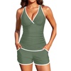 Green and White