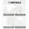 image:imagePlus Size Formal Dress VNeck Lace Chiffon Maxi Wedding Guest GownWhite1