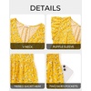 image:imageTalisea Womens Plus Size V Neck Ruffle Sleeve Flowy Summer DressYellow Floral