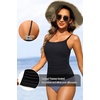 image:imageTankini Top Only Bathing Suits Top Swimwear Tops No BottomBlack