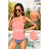 image:imageTankini Top Only Bathing Suits Top Swimwear Tops No BottomCoral Pink