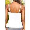 image:imageTankini Top Only Bathing Suits Top Swimwear Tops No BottomWhite
